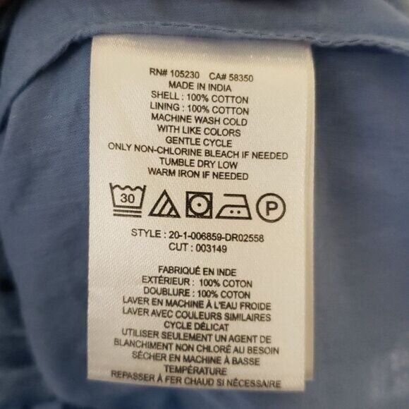 Joie Monesa Ruffle Trim Cotton Spring Dress Size M NWT - Picture 7 of 7